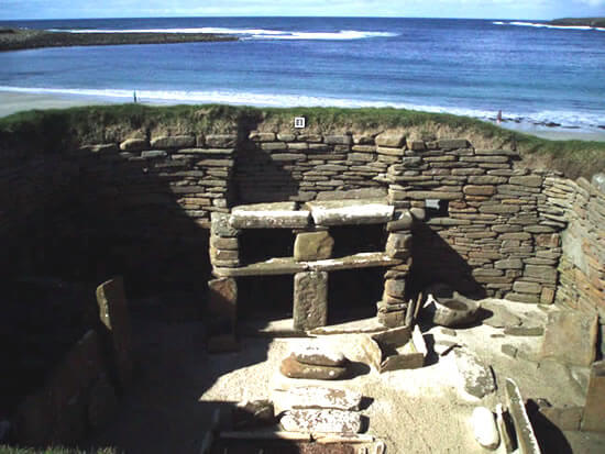 Skara Brae - neolithic village in Orkney